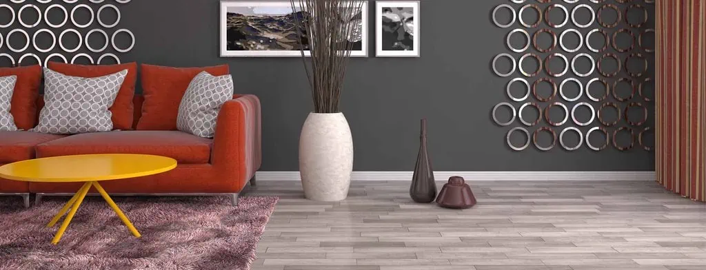 el piso vinilico spc es un recubrimiento decorativo para suelos formado de polvo de piedra caliza y pvc, resistente al agua y abrasion
