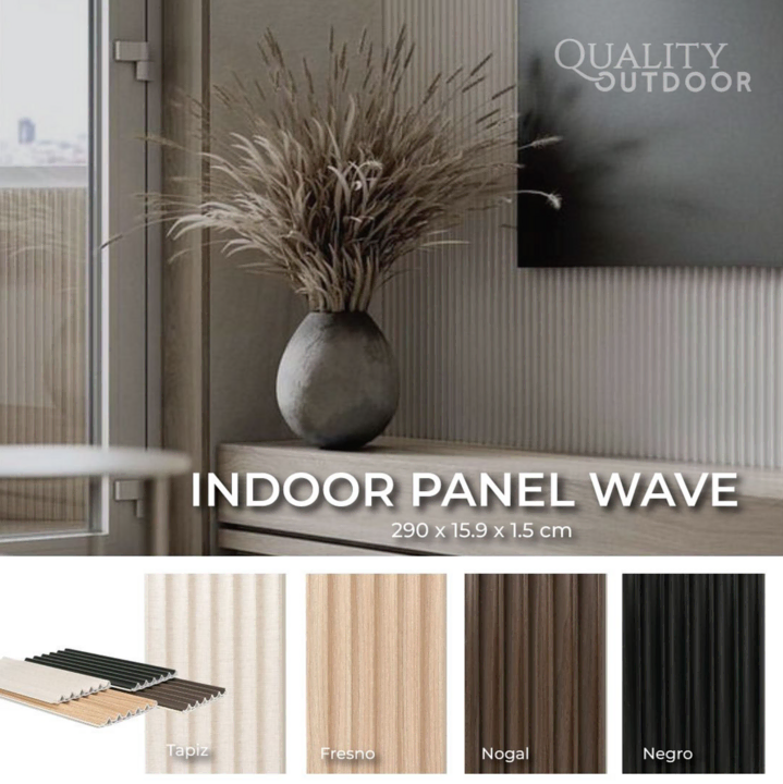 panel de pvc wave para paredes y techos interiores