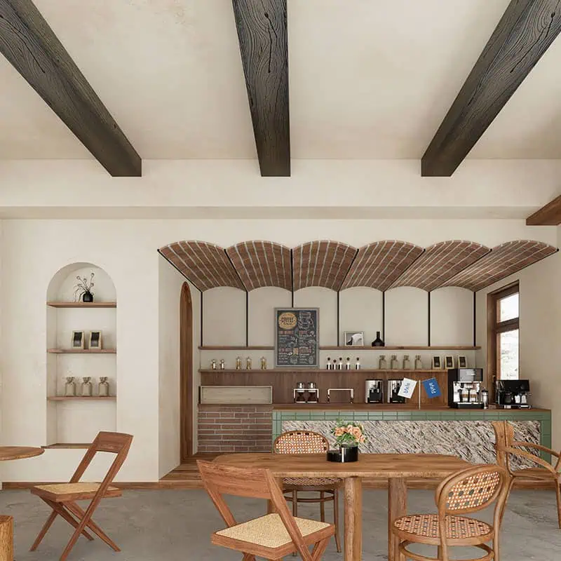 las vigas wpc para plafon interior, se han convertido en uno de los revestimientos decorativos mas buscados por arquitectos y diseñadores que desean integrar calidez tipo madera, sin complicaciones de mantenimiento ni instalacion.